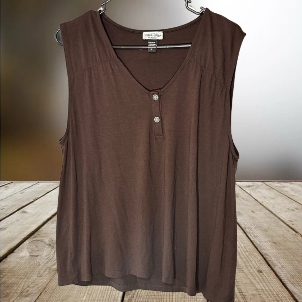 Tasha Polizzi Tank Top with Gorgeous Buttons